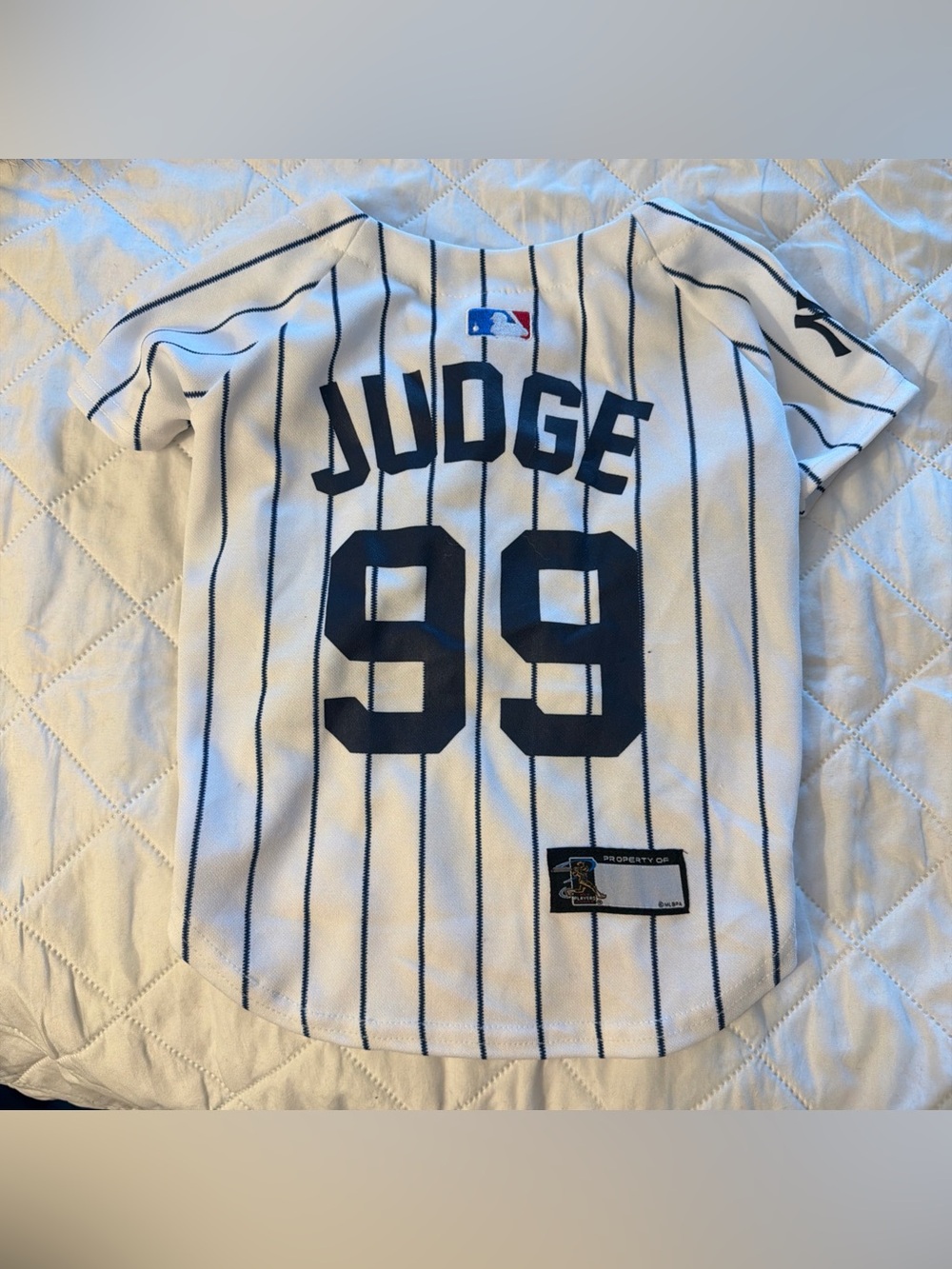 New York Yankees MLB Merch By Pet First Inc Aaron Judge Jersey Medium